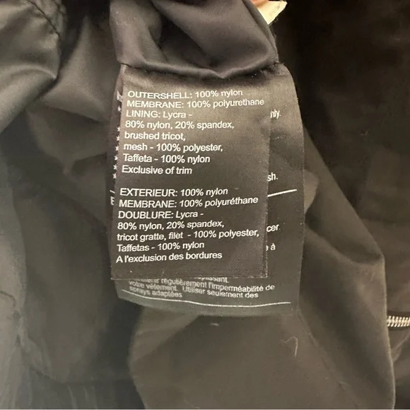 Burton snowboard winter ski jacket coat Black with Zipper Details waterproof - Picture 4 of 6